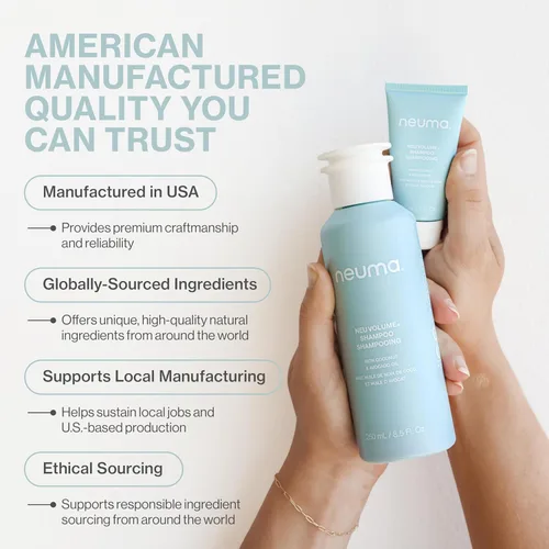 Miniatura 5 de Neuma Neu Volume Shampoo 1 Fl. Oz Hinojo, Ylang Ylang, Pachulí y Vainilla, Tamaño Viaje Champú Sin Sulfato