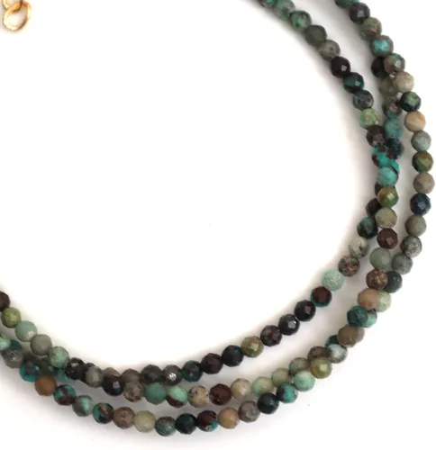 Miniatura 22 de Gempires Natural Multi Strand Beaded Bracelets Lightweight Handmade Gemstone Jewelry Hypoallergenic 8 Inch Gold Plated Stylish Everyday Wear Jewelry