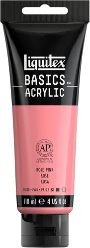 Miniatura 76 de Liquitex BASICS Pintura Acrílica, Botella de 400ml (13.5 oz), Blanco Titanio Titanio Blanco