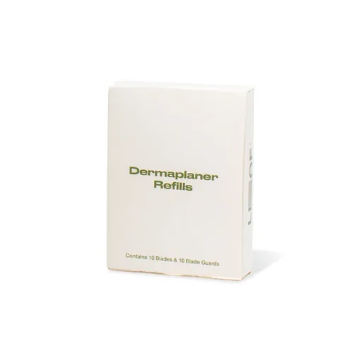 Leaf Shave Recambios para dermaplaner Leaf - 10 cuchillas de repuesto y 10 protectores de cuchillas de repuesto