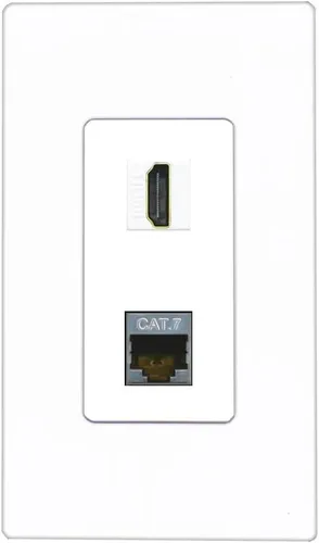 Miniatura 40 de RiteAV Placa de pared HDMI y Cat7 - 1 banda [marrón/marrón]