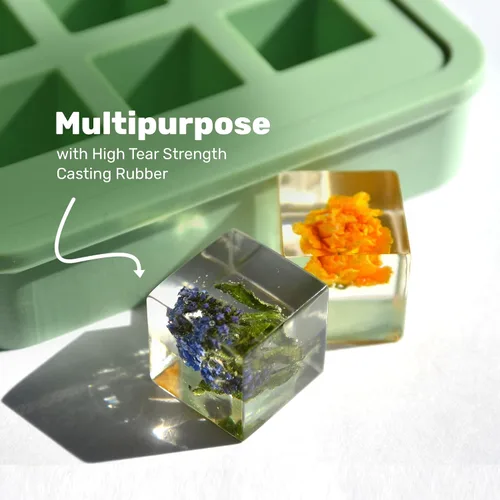 Miniatura 2 de Cast-a-Mold 30TF RTV - Resina epoxi de silicona líquida, 2 partes, kit de fabricación y fundición de moldes de joyería y jabón, ideal para moldura