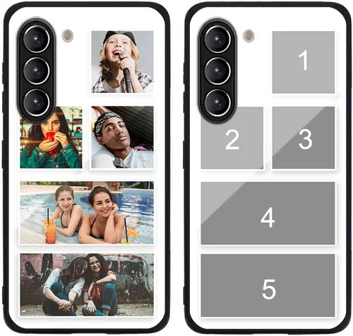 Miniatura 161 de Funda de teléfono personalizada para Samsung Galaxy S22+ / S22 Plus 5G, funda de TPU suave de vidrio templado antiarañazos personalizada con foto