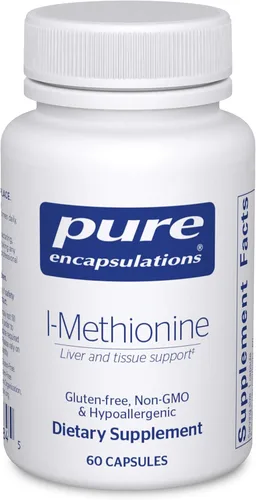 Pure Encapsulations L-metionina | Suplemento de glutatión y aminoácidos para articulaciones, apoyo al hígado y páncreas, antioxidantes y sistema