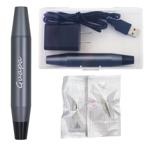 Miniatura 5 de Guapa Microblading máquina de tatuaje eléctrica MST máquina de maquillaje permanente dispositivo de pistola de tatuaje con 50 agujas de cartucho