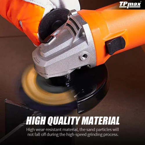 Miniatura 4 de TPmax Rueda eliminadora de óxido de discos de 4-1/2 pulgadas x 7/8 pulgadas, rueda de tira de polietileno para quitar pintura y oxidación, disco