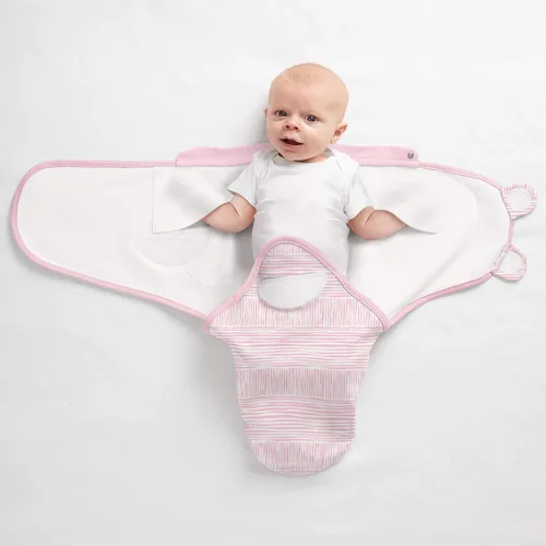 Miniatura 4 de SwaddleMe Natural Position - Manta envolvente 2 en 1 con cremallera fácil de cambiar, tamaño pequeño/mediano, 0-3 meses, paquete de 1
