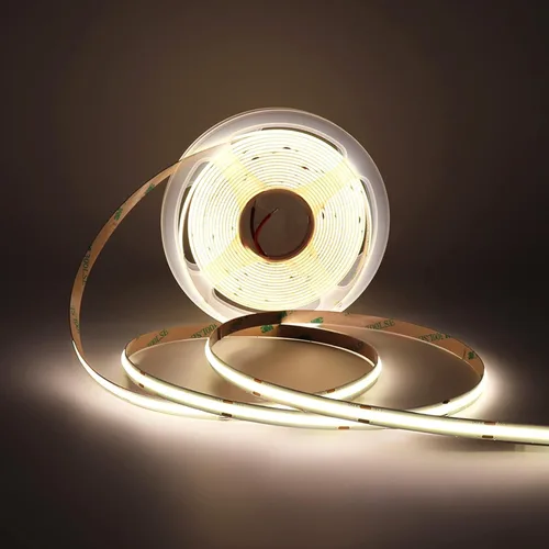 Miniatura 5 de 384Led/m 16.4ft COB Flexible LED Tira de luz DC12V/24V Cinta flexible (12V, naranja)