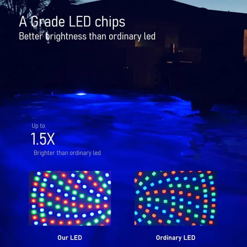 Miniatura 3 de Bombilla LED de piscina para piscina enterrada 120 V 40 W PRO cambio de color luces de piscina para Pentair Hayward Piscina bombilla reemplazo