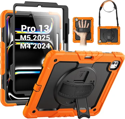 Miniatura 18 de SEYMAC Funda para iPad de 9ª/8ª/7ª Generación Estuche 10.2" 2021-2019, Funda Protectora de Cuerpo Completo Resistente a Prueba de Golpes de Servicio