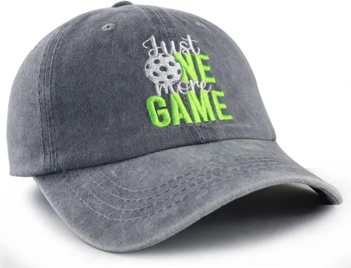 Miniatura 3 de Regalos de pickleball para mujeres y hombres, divertidos sombreros de pepinillos para amantes de la pelota, gorra de béisbol deportiva ajustable