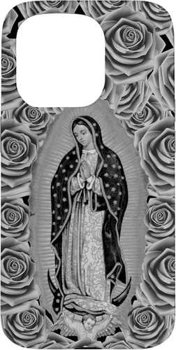 Miniatura 14 de Funda para iPhone 14 Pro Max Our Lady Virgen De Guadalupe Virgen María Floral