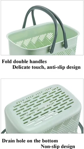 Miniatura 3 de Organizador de ducha para universidad, organizador de ducha portátil con soportes para dormitorio universitario, artículos esenciales de habitación
