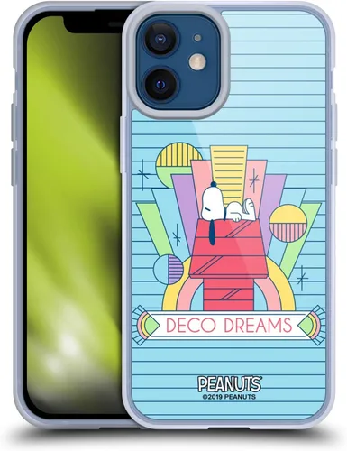 Miniatura 146 de Head Case Designs Snoopy Deco Dreams - Funda de gel suave con licencia oficial de Peanuts Blue Pattern compatible con Apple iPhone 7 Plus/iPhone 8