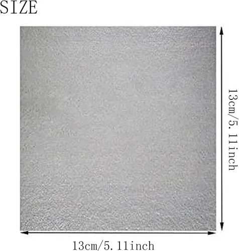 Miniatura 2 de 4 cubiertas de guía de ondas para microondas, cubierta de guía de ondas de 5.1 in x 5.1 in, hojas de placas de mica para horno de microondas