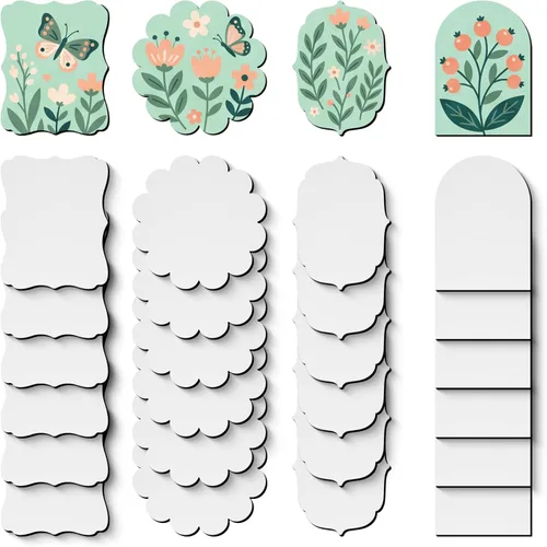 AUREUO Mini tableros de lienzo magnéticos para pintura de Navidad, 3 pulgadas, paquete de 12 unidades, cuadrados, hexagonales, círculos, estrellas,