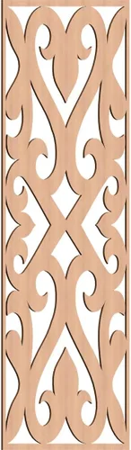 Miniatura 85 de Keene Paneles de pared decorativos de madera con calado, 9 3/8 pulgadas de ancho x 24 3/8 pulgadas de alto x 1/4 de alto, roble rojo rojo (Red Oak)