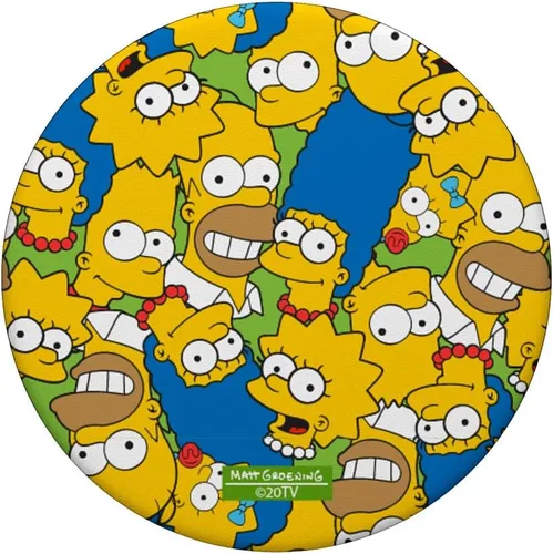Miniatura 3 de The Simpsons Homer Marge Bart Lisa Maggie Print PopSockets Standard PopGrip
