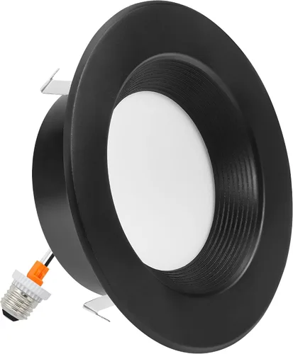 Miniatura 2 de Maxxima 4 pulg. Luz de techo empotrada LED de 5 CCT, 800 lúmenes, con conexión rápida E-26, color seleccionable 2700K-5000K