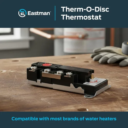 Miniatura 6 de Eastman 60172N - Termostato de doble tiro para calentadores de agua, color negro