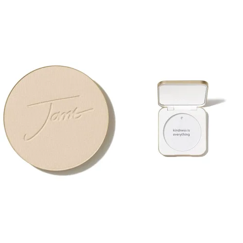 Miniatura 29 de Jane Iredale PurePressed Base Polvo Mineral de Maquillaje de Repuesto o Juego de Compacto Rellenable Polvo Prensado Semi Mate con SPF Sin Talco