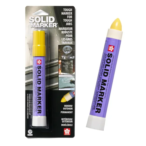 Miniatura 8 de Marcador de pintura solidificada Solid Marker de Sakura, de 14 a 392 grados Fahrenheit, Azul, 1 Azul (Blue Paint)