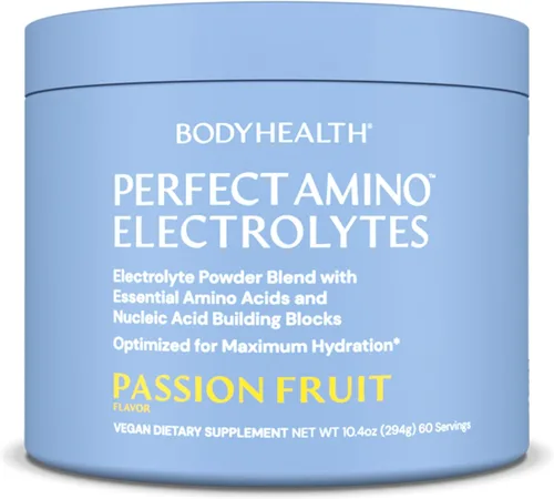 Miniatura 15 de BodyHealth PerfectAmino Polvo de Electrolitos Sin Azúcar, Hidratación Ayuno Keto Cero Azúcar Mezcla de Bebida de Electrolitos con Minerales Traza