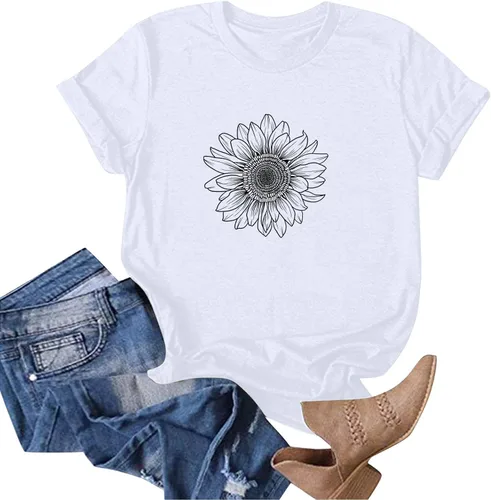 Miniatura 7 de Camiseta con estampado de animales para mujer, camiseta de libélula divertida, linda camiseta de manga corta, blusa de primavera 2023, camisas
