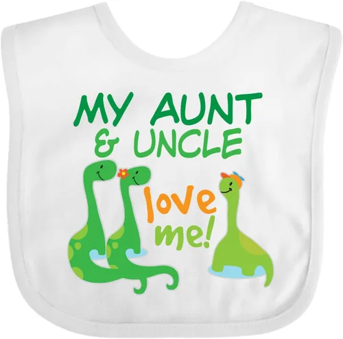 Miniatura 12 de inktastic My Aunt and Uncle Love Me Dinosaur Baby Bib