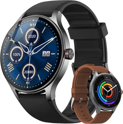 Miniatura 10 de Fitpolo Reloj inteligente para hombres y mujeres, Android iPhone, rastreador de actividad física HD de 1.27 pulgadas con llamadas y respuesta