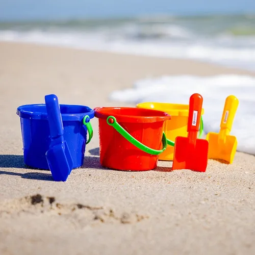 Miniatura 6 de Spielstabil Juguete de playa – Cuchara de arena pequeña, juguetes de arena para niños pequeños de 1.5 años, herramientas de caja de arena