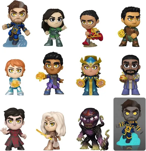 Miniatura 2 de Funko Pop Mystery Minis: Eternals (una figura misteriosa) MM: Saco de almuerzo multicolor
