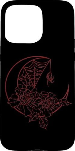Miniatura 30 de Goth Y2K Alt Fairy Grunge Emo Flower Rose Web Spider Moon Case for iPhone 17