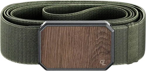Miniatura 24 de Groove Life - Cinturón de nailon elástico para hombre con hebilla magnética de aluminio