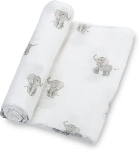 Miniatura 18 de LollyBanks Manta para Envolver, Mantas de Muselina 100% Algodón para Niños y Niñas, Manta de Recepción para Recién Nacido Grande de 47 x 47