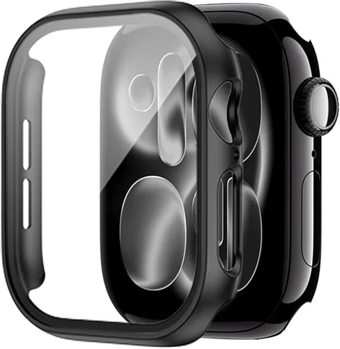 Miniatura 11 de WISKII - Juego de 2 fundas compatibles con Apple Watch SE3 Series SE/6/5/4 de 40 mm con protector de pantalla, funda ultradelgada de policarbonato