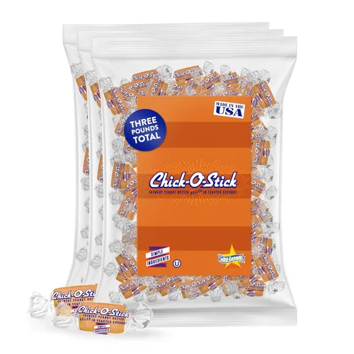 Miniatura 9 de Atkinson Chick-O-Stick - Mini aperitivos veganos, 48 palitos envueltos, dulces crujientes para bolsas