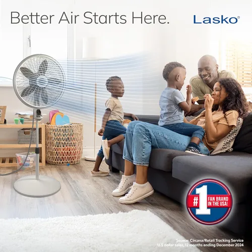 Miniatura 2 de Lasko - Ventilador de pie ciclónico con control remoto 1885