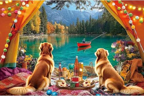 Miniatura 12 de Blueforest Rompecabezas de 1000 piezas para adultos, el agua del lago y la aurora ártica para adultos, rompecabezas de arte difícil, para regalos