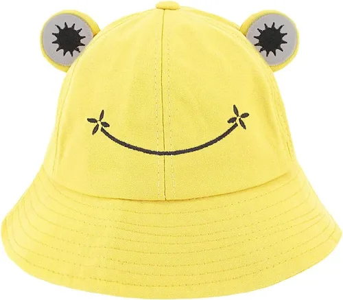 Miniatura 26 de Haoohu Gorra de algodón para adultos, diseño de rana, sombrero de sol para fiesta de disfraces Caqui claro
