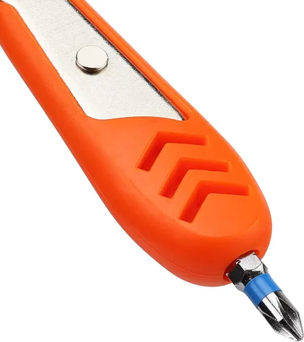 Miniatura 5 de HORUSDY Juego de 23 mini destornilladores de trinquete de perfil ultra bajo de 1/4 pulgadas, puntas de estrella resistentes a manipulaciones, mango