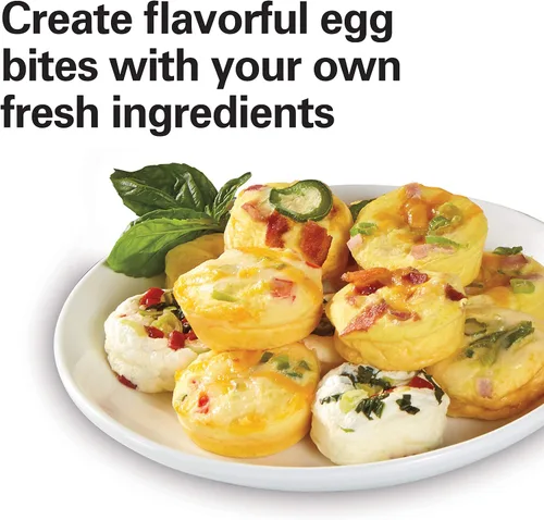 Miniatura 3 de Hamilton Beach Fabricante de Huevos al Estilo Sous Vide Eléctrico, Olla de Huevos Duros y Escalfador con Bandeja Antiadherente Extraíble, Prepara 2