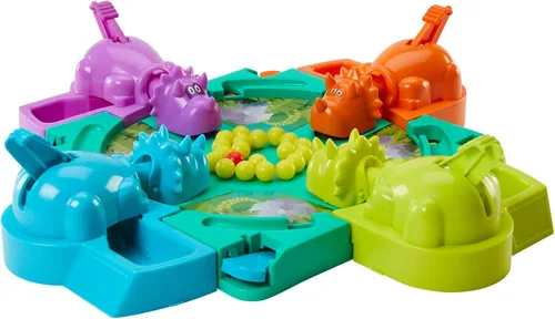 Miniatura 10 de Hasbro Gaming Hungry Hungry Hippos Dino Edition Juego de Mesa, Juego Preescolar para Edades de 4 Años en Adelante; para 2 a 4 Jugadores
