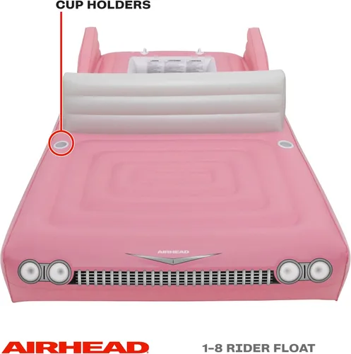 Miniatura 3 de Airhead Classic Cruiser Lake Float, flotador de lago para automóvil 1-8