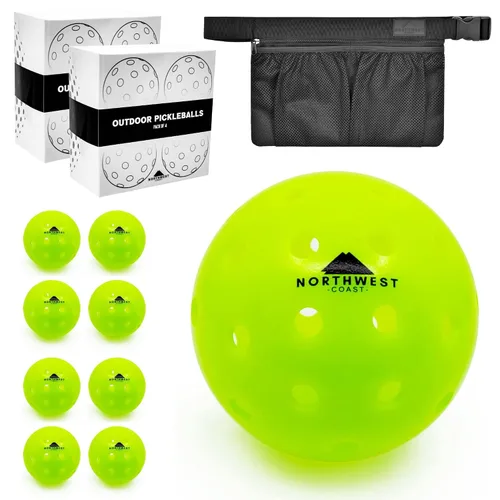 Miniatura 7 de Pickleballs sin costuras para exteriores - Paquete de 4