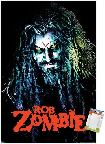 Miniatura 18 de Rob Zombie - Póster de pared HellBilly de 34 pulgadas de largo x 22.4 pulgadas de ancho, versión sin marco