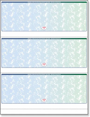 Miniatura 10 de NextDayLabels - Stock de cheques en blanco para láser/chorro de tinta, 8-1/2 x 11" 24# lb, 500 hojas por paquete (parte inferior azul)