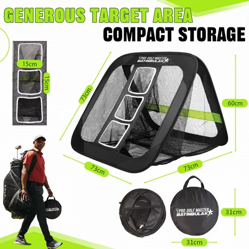 Miniatura 4 de BAYINBULAK Red de práctica de astillado de golf, accesorios de golf para hombres, 1 paquete