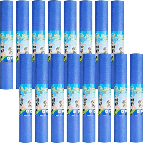 Miniatura 9 de Alfombrilla de yoga de 0.118 pulgadas de grosor a granel, antideslizante para ejercicio, entrenamiento, fitness, para mujeres y hombres, gimnasio