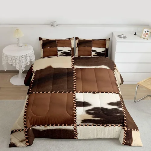 Miniatura 34 de jejeloiu Juego de ropa de cama Queen y King, juego de edredón de panal para niños, niñas, adolescentes, decoración de habitación, edredón Multi 07